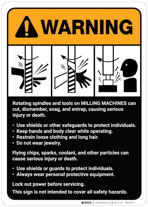 cnc milling machine safety precautions